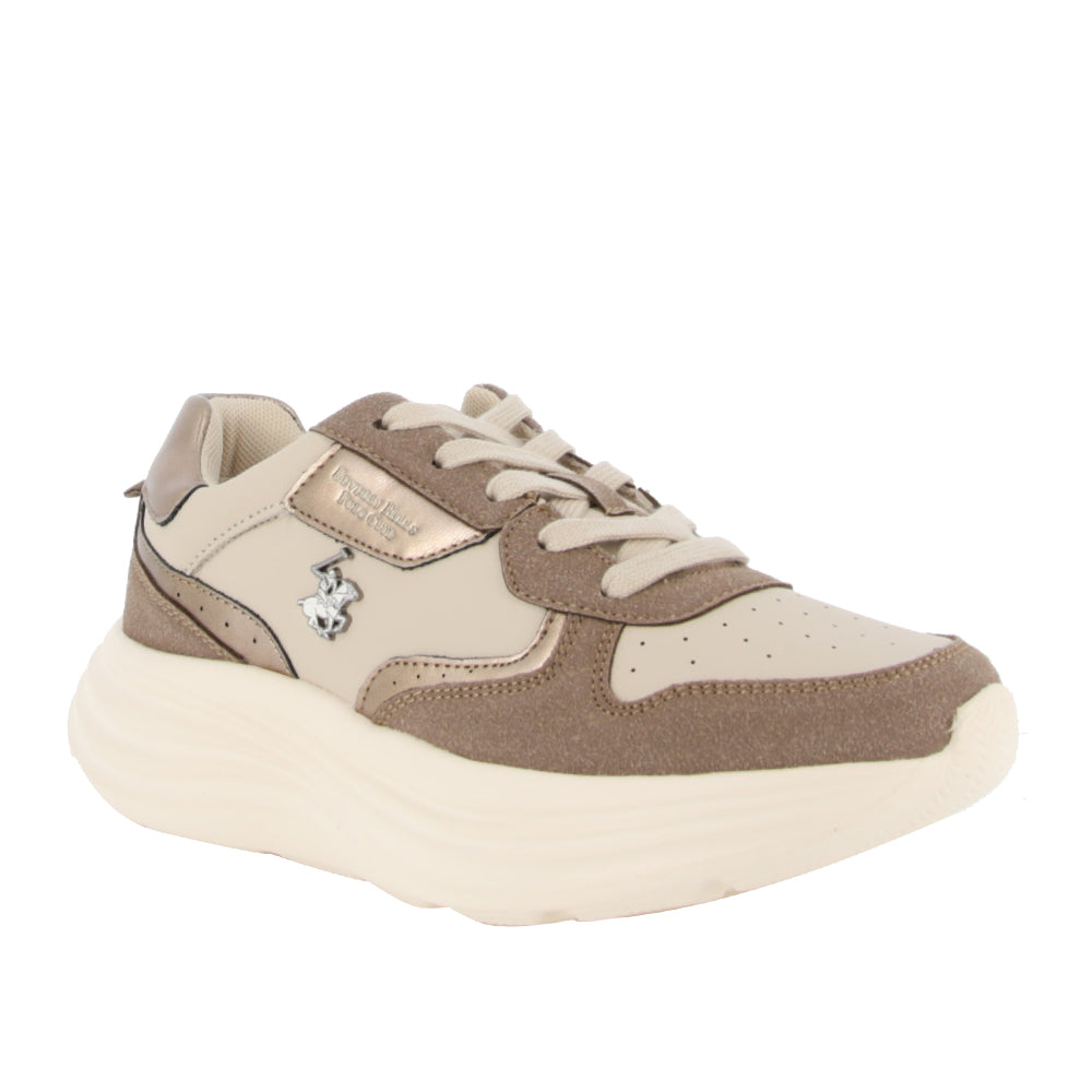Sneakers Beverly Hills Gabbie Mix Donna - Beige