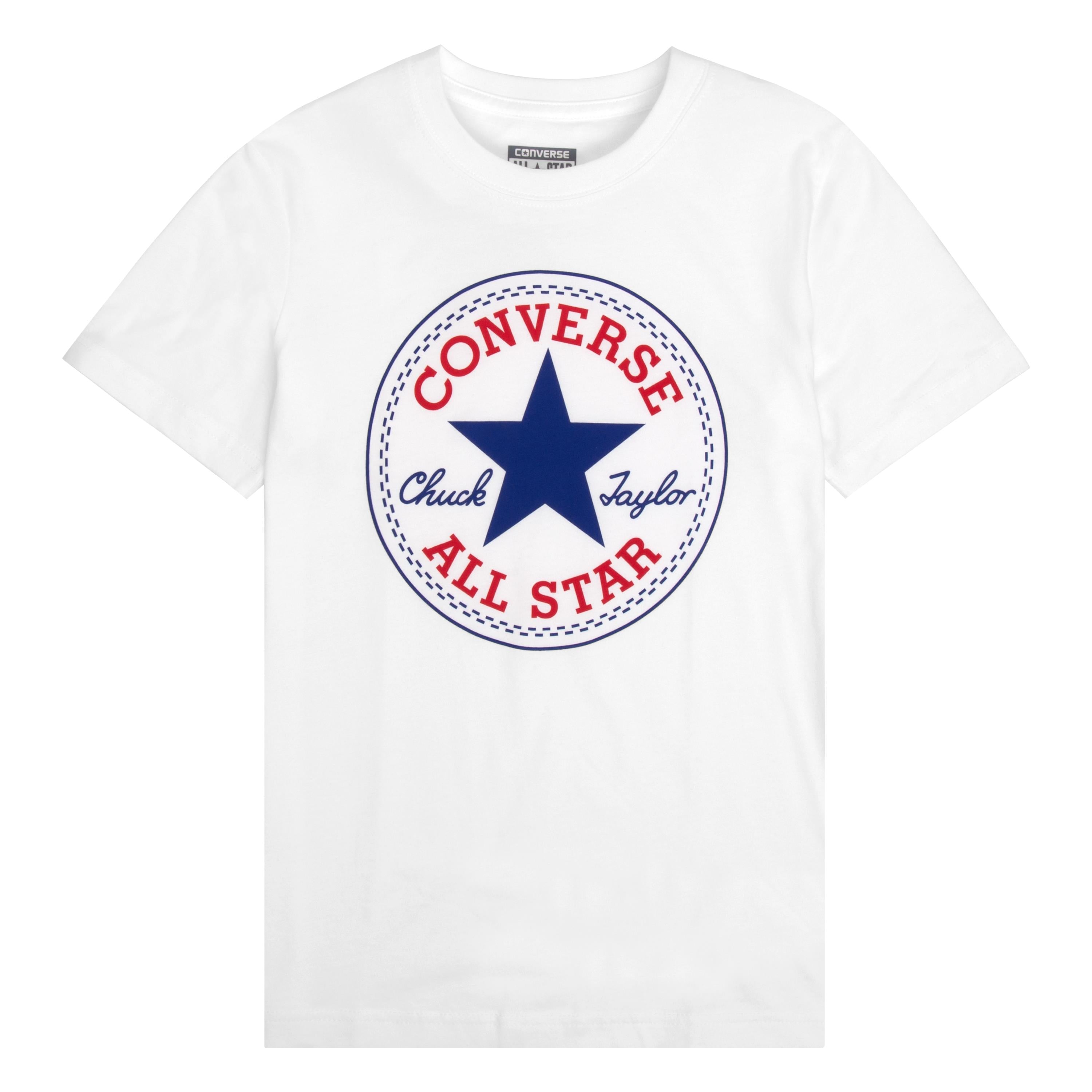 T-Shirt Converse Unisex Bambino - Bianco