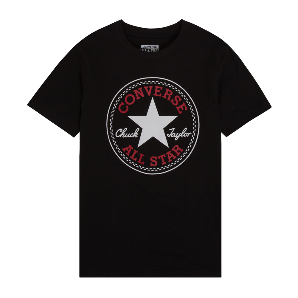 T-Shirt Converse Unisex Bambino - Nero