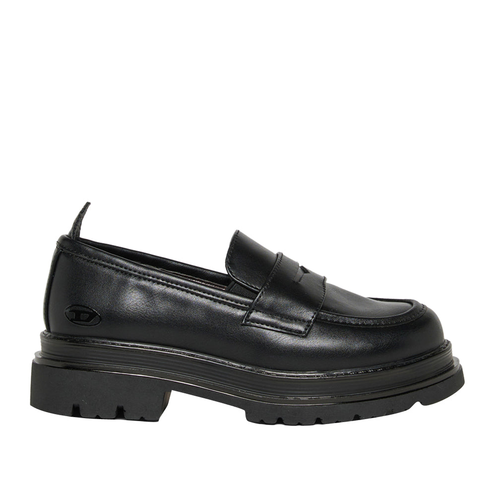 Mocassino Diesel Unisex Ragazzo - Nero