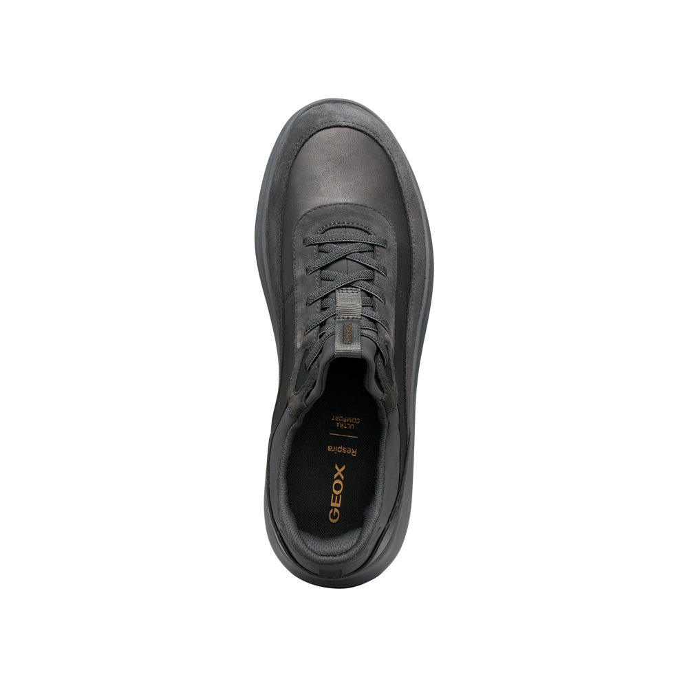 Sneakers Geox U Spherica Plus A - Nappa+scam Uomo - Grigio