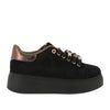 sneakers gold gold donna nero 871142