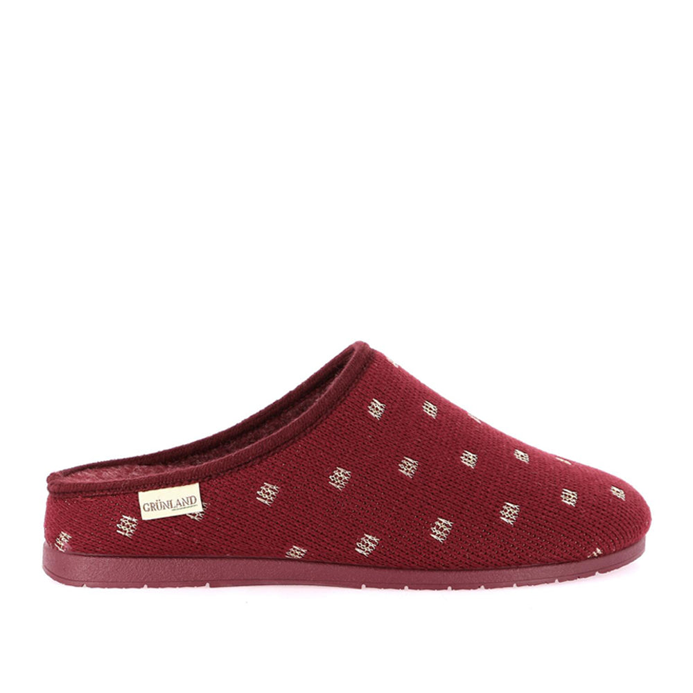 Pantofola Grunland B5 Adra Donna - Bordeaux