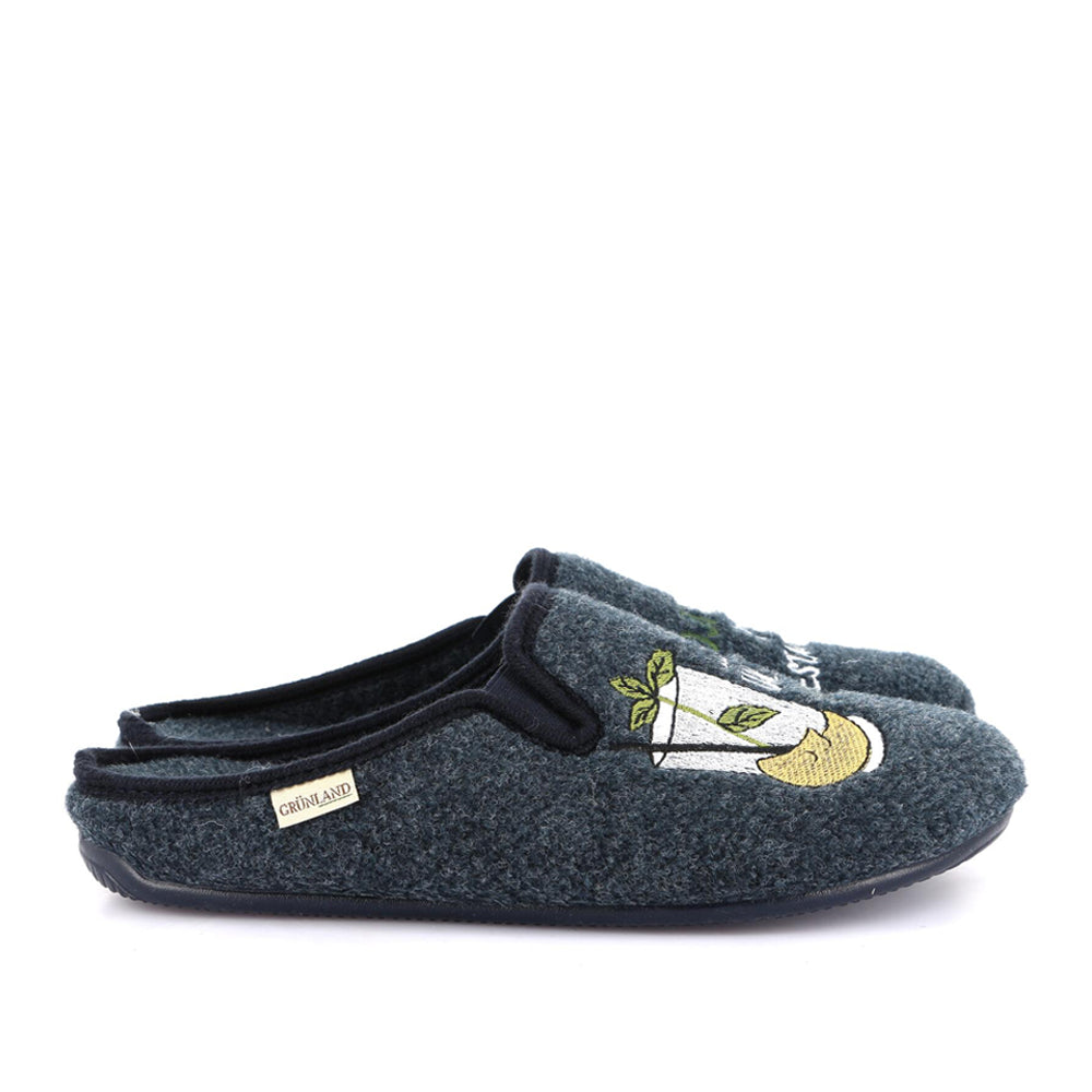 Pantofola Grunland B5 Ormi Uomo - Blu
