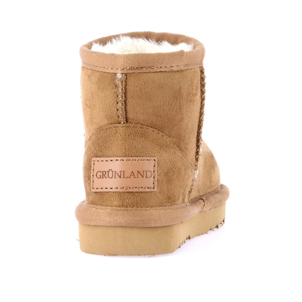Stivaletto Grunland I4 Croy Bimbo - Cuoio