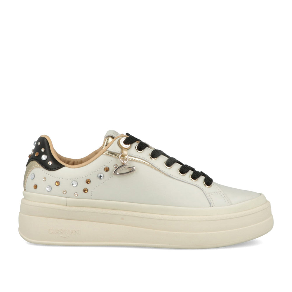 Sneakers Guardiani Cassandra Derby Donna - Bianco