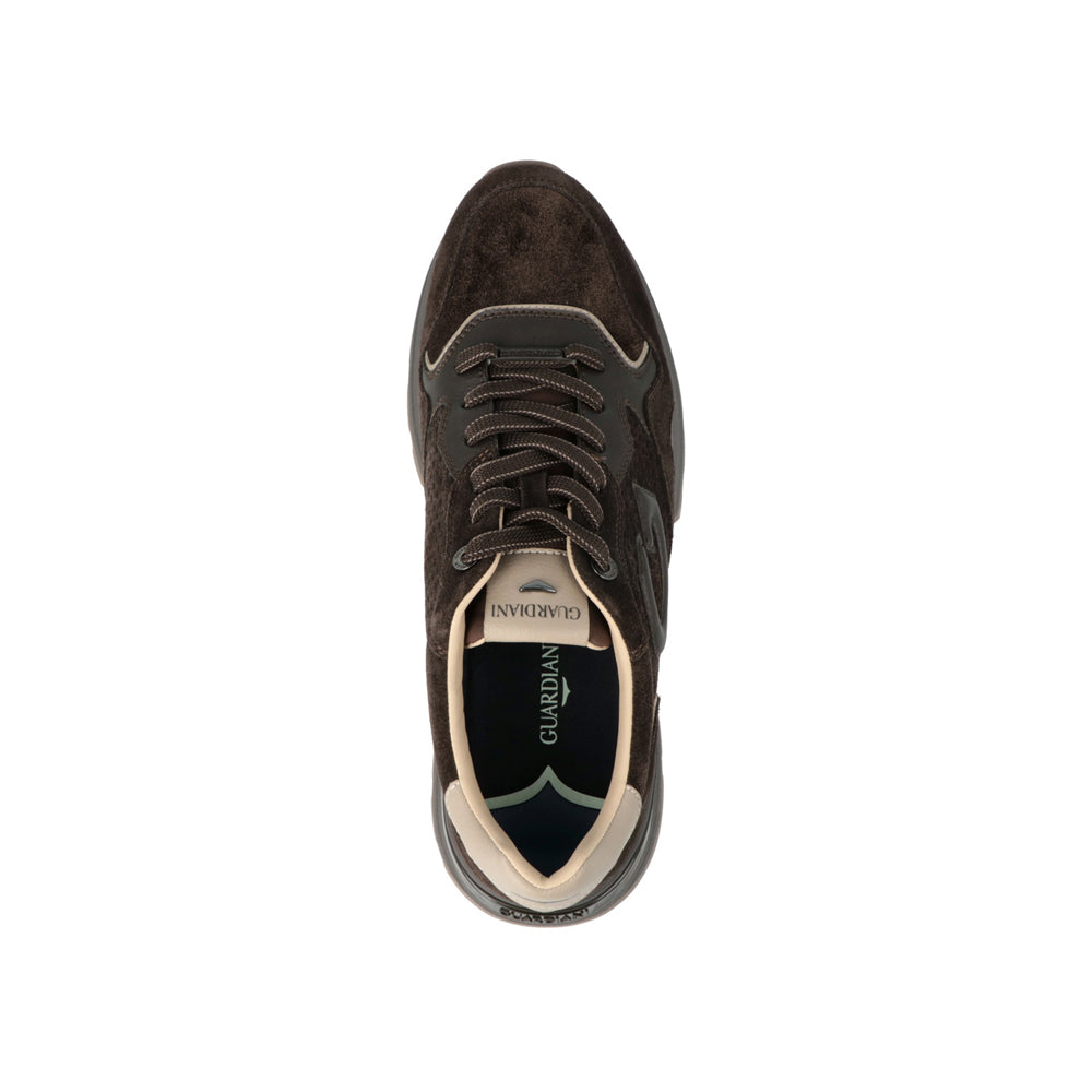 Sneakers Guardiani Levante Suede Uomo - Marrone