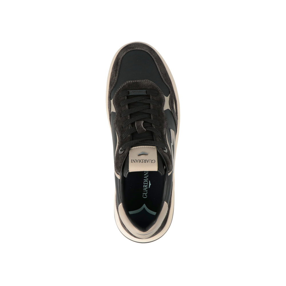 Sneakers Guardiani Aeris Basket Leather Uomo - Grigio