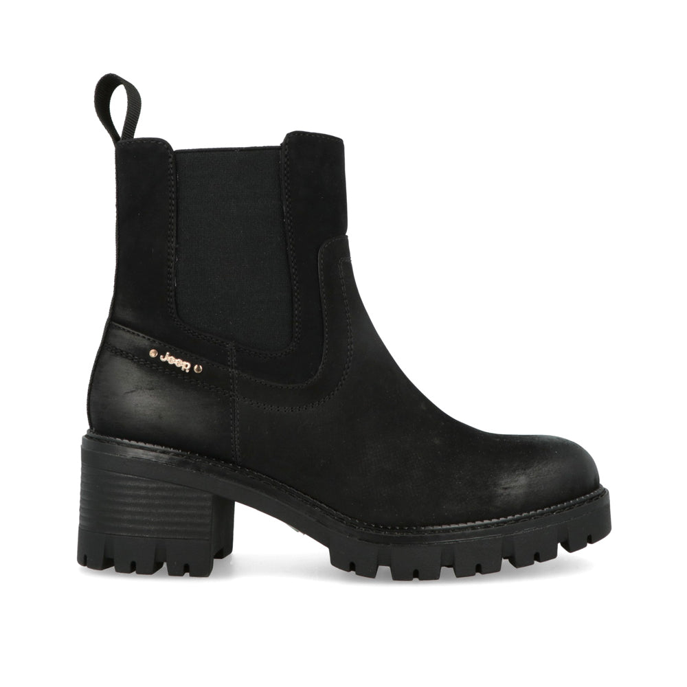 Stivaletto Jeep Raven Chelsea Donna - Nero