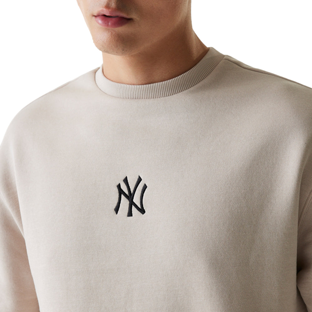 Felpa New Era New York Yankees Uomo - Beige