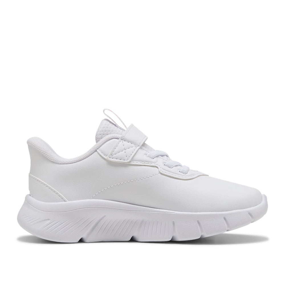 Scarpa Running Puma Flexfocus Modern Sl Ac+ ps Unisex Bambino - Bianco