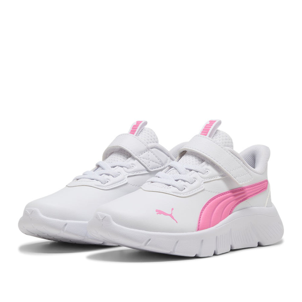 Scarpa Running Puma Flexfocus Modern Sl Ac+ ps Unisex Bambino - Bianco