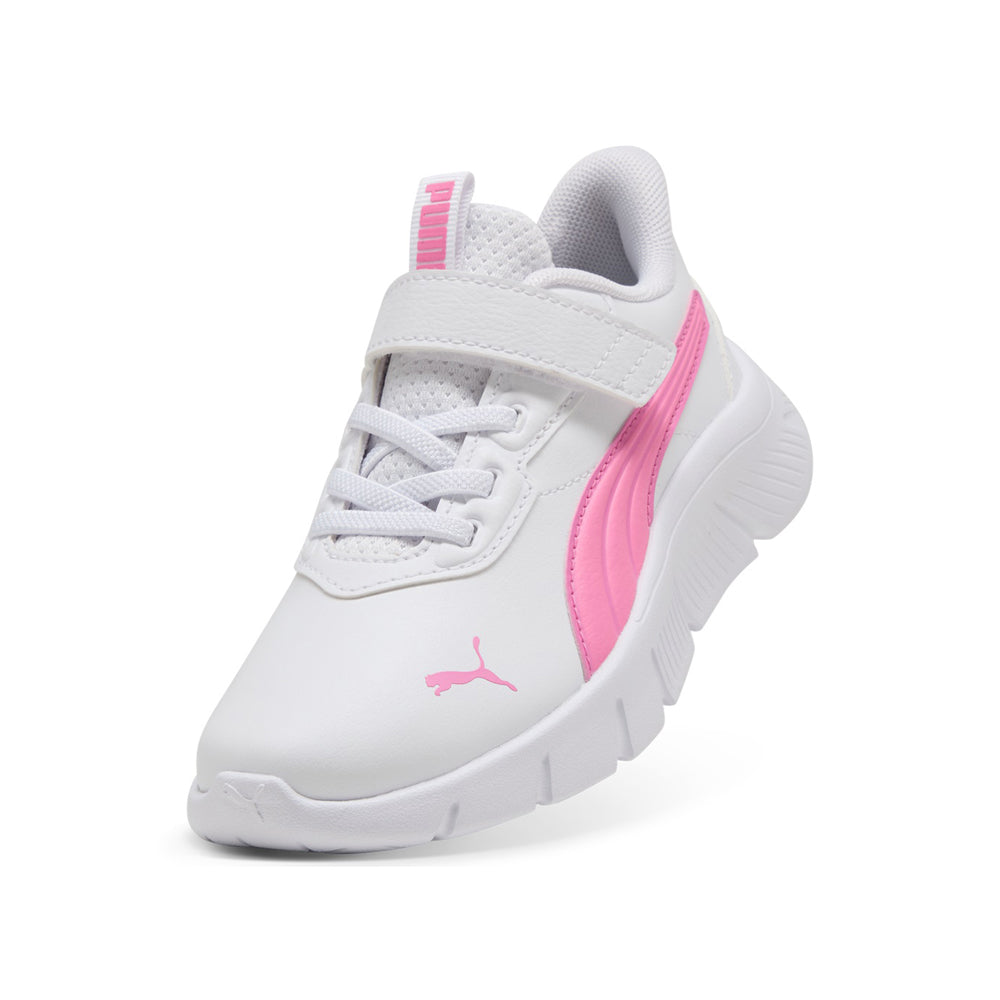 Scarpa Running Puma Flexfocus Modern Sl Ac+ ps Unisex Bambino - Bianco