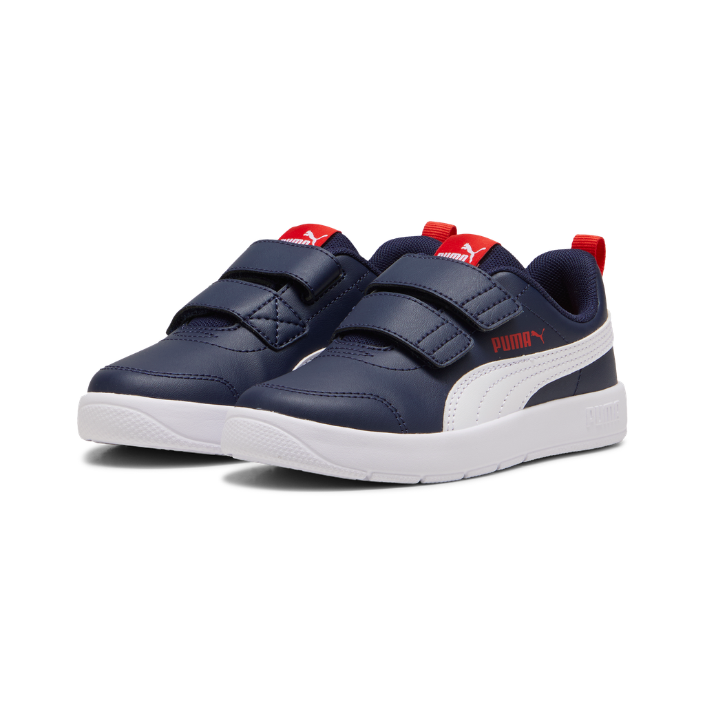 Sneakers Puma Courtflex V3 V ps Unisex Bambino - Navy-White-Red