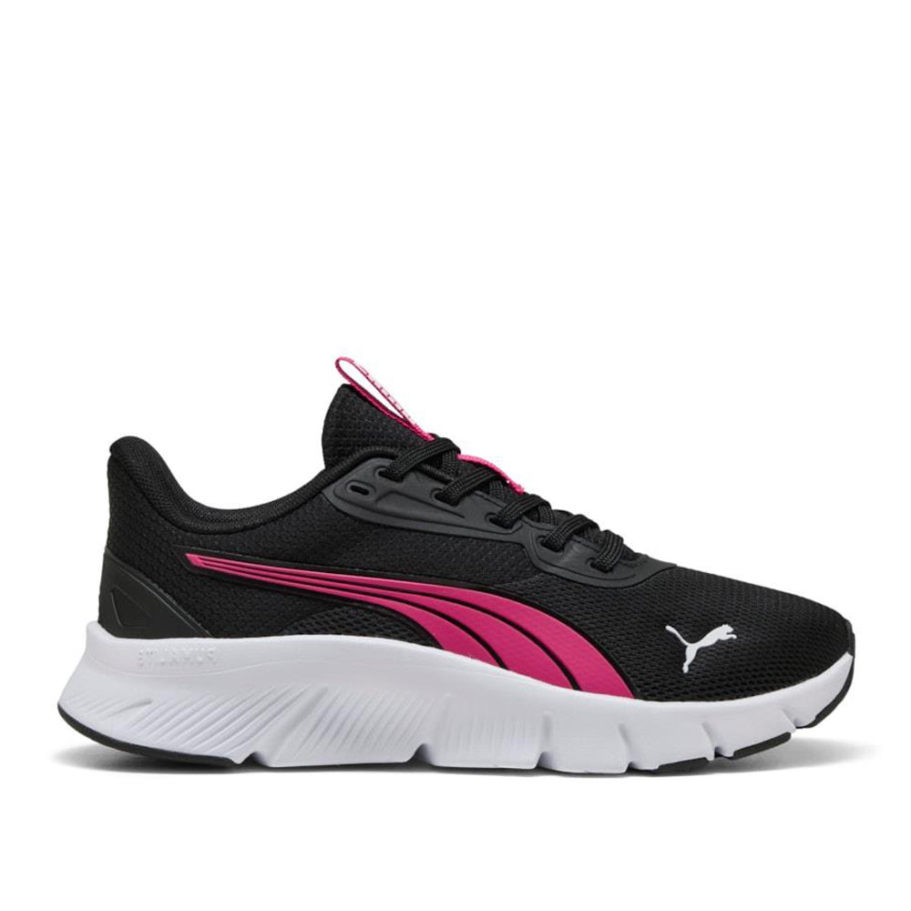 Scarpa Running Puma Flexfocus Lite Modern jr Unisex Ragazzo - Black-Pink-White