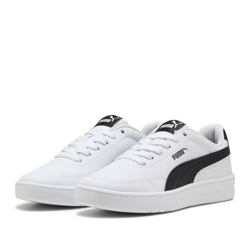 Sneakers Puma Court Classic Clean jr Unisex Ragazzo - Bianco