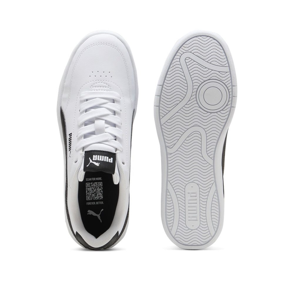 Sneakers Puma Court Classic Clean jr Unisex Ragazzo - Bianco