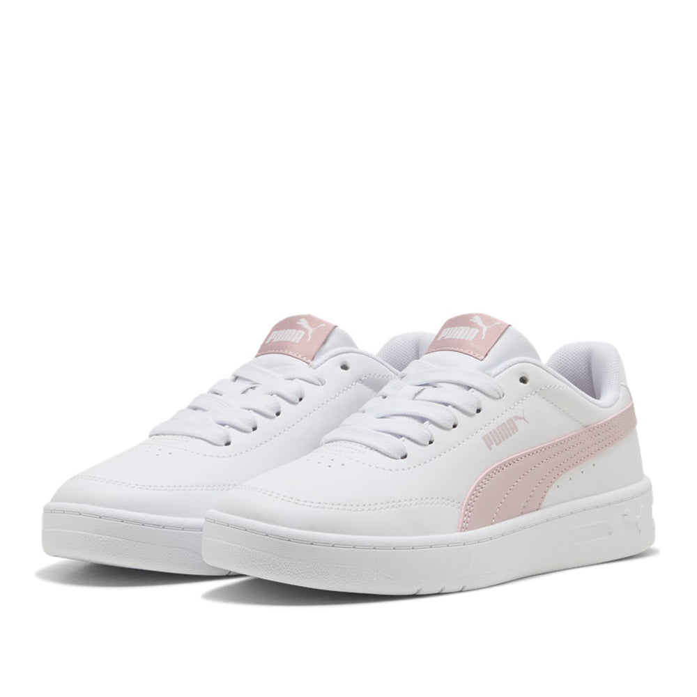 Sneakers Puma Court Classic Clean jr Unisex Ragazzo - Bianco