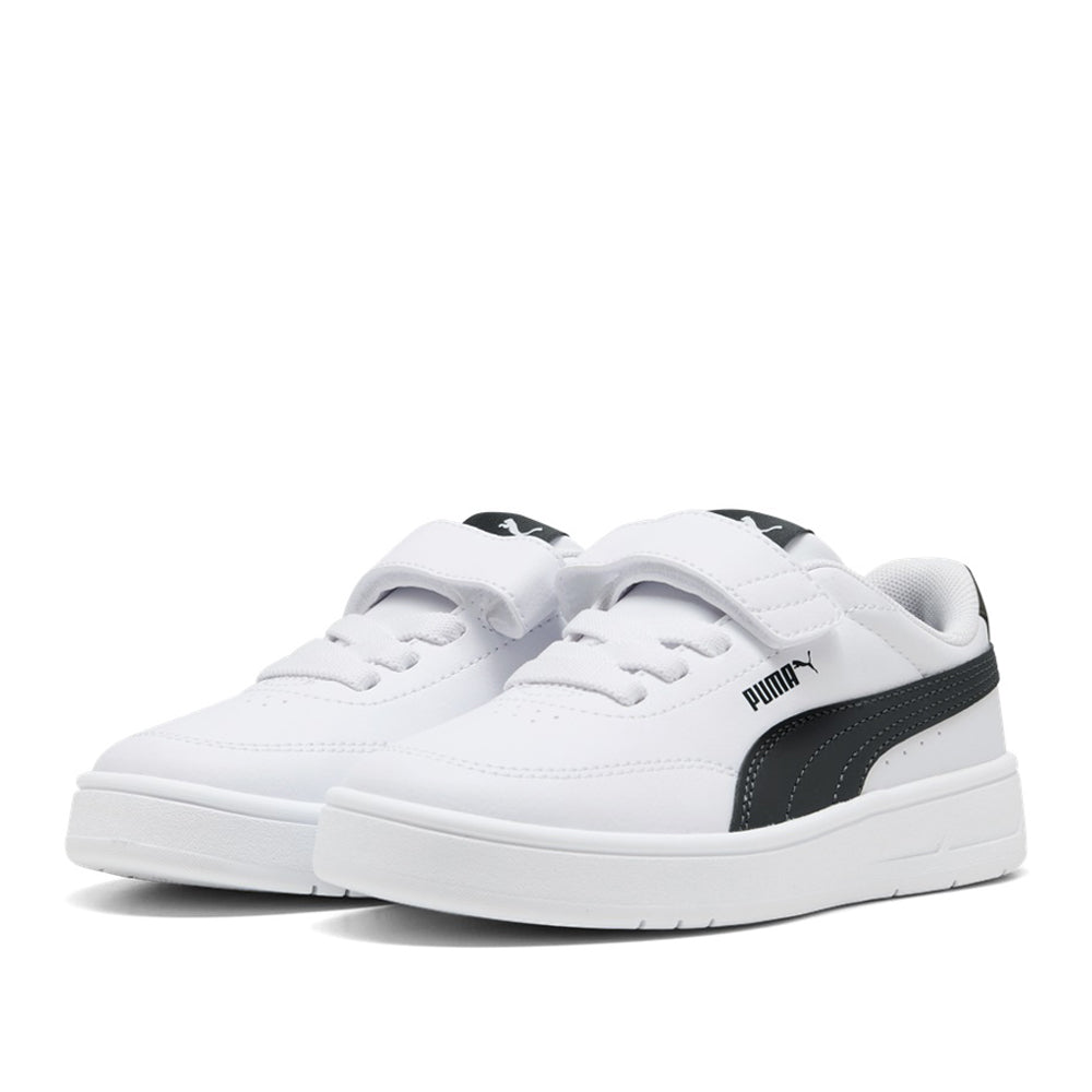 Sneakers Puma Court Classic Clean Ac+ ps Unisex Bambino - Bianco