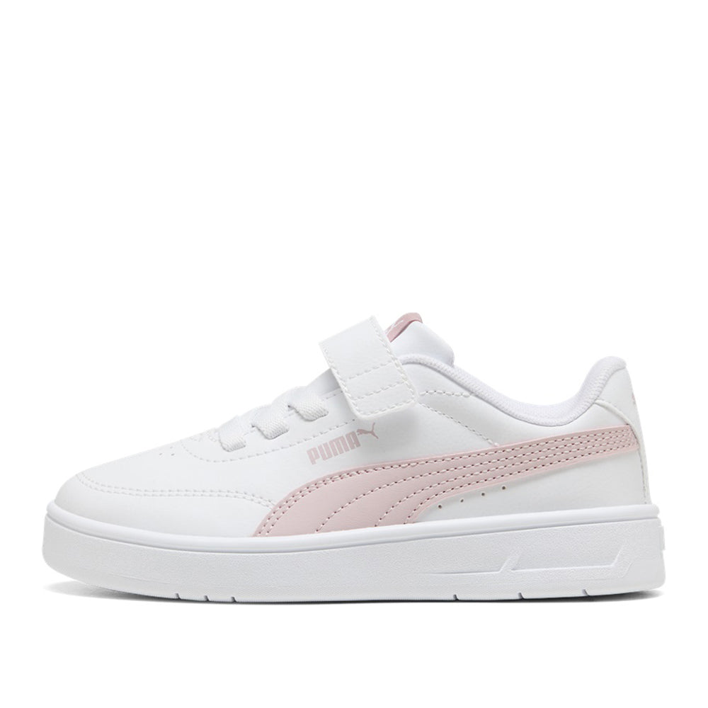 Sneakers Puma Court Classic Clean Ac+ ps Unisex Bambino - Bianco