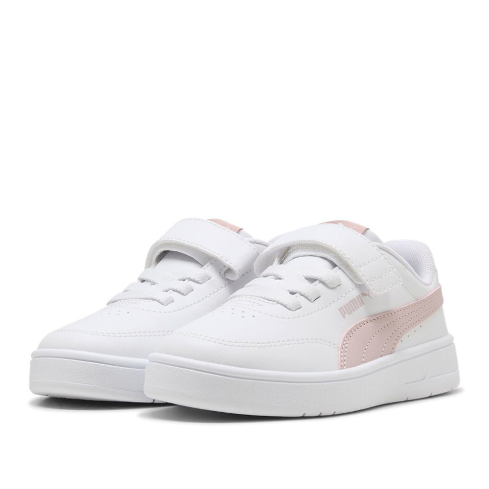 Sneakers Puma Court Classic Clean Ac+ ps Unisex Bambino - Bianco