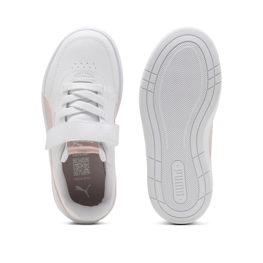 Sneakers Puma Court Classic Clean Ac+ ps Unisex Bambino - Bianco