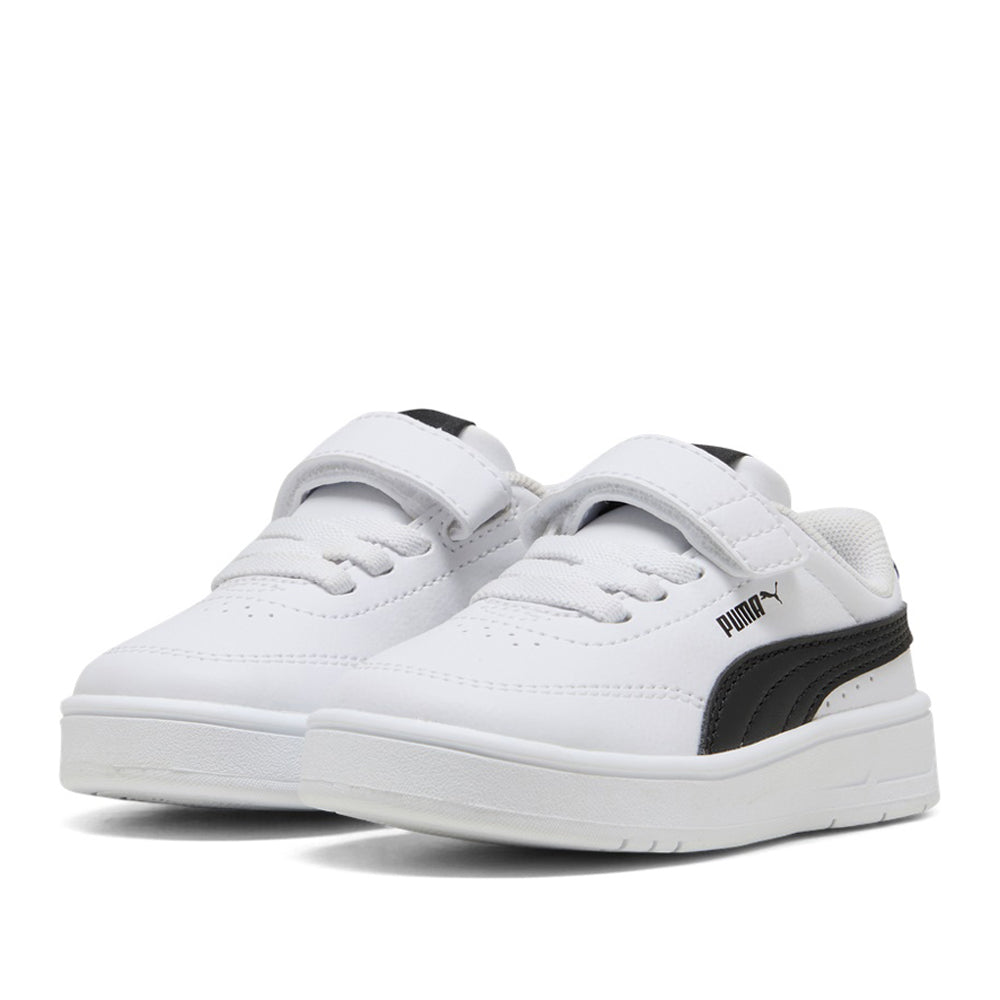 Sneakers Puma Court Classic Clean Ac+ Inf Unisex Bimbo - Bianco