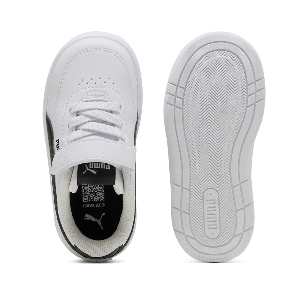 Sneakers Puma Court Classic Clean Ac+ Inf Unisex Bimbo - Bianco