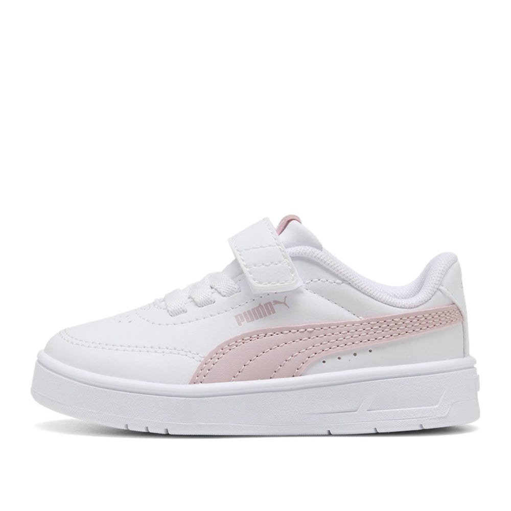 Sneakers Puma Court Classic Clean Ac+ Inf Unisex Bimbo - Bianco