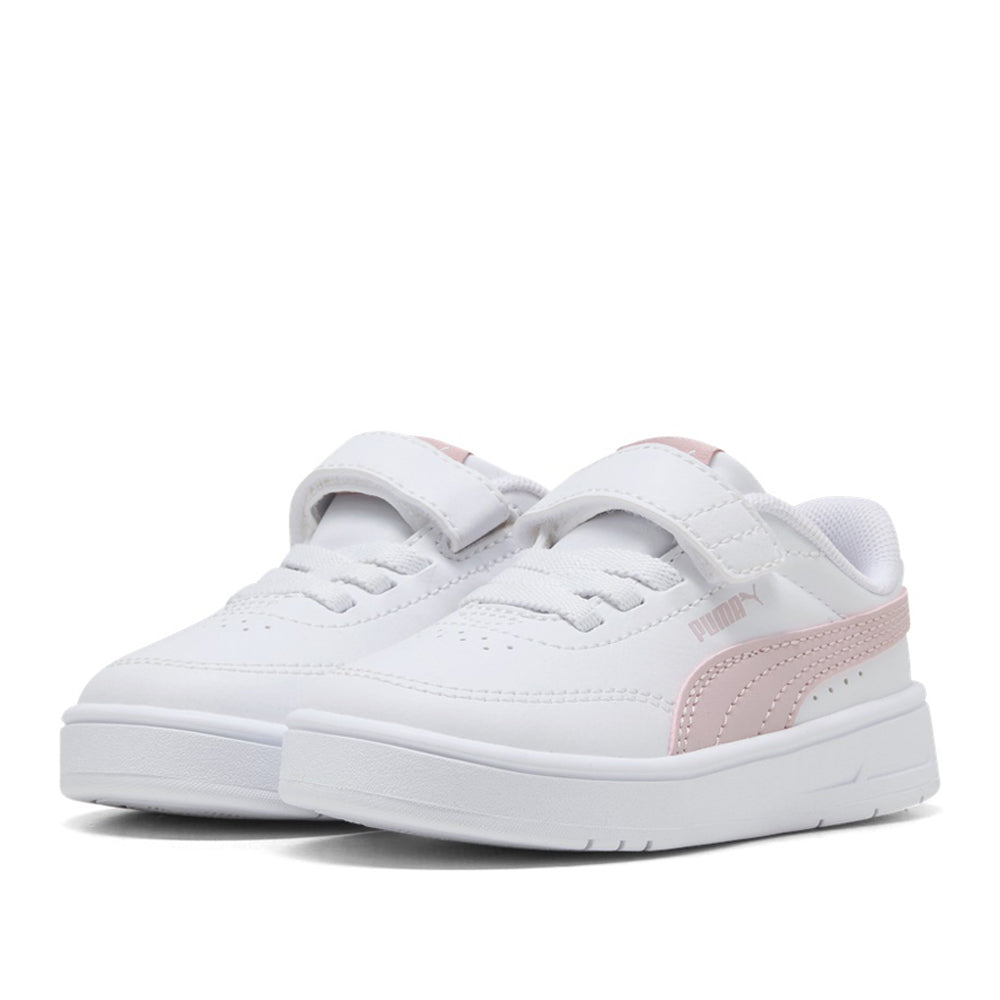 Sneakers Puma Court Classic Clean Ac+ Inf Unisex Bimbo - Bianco