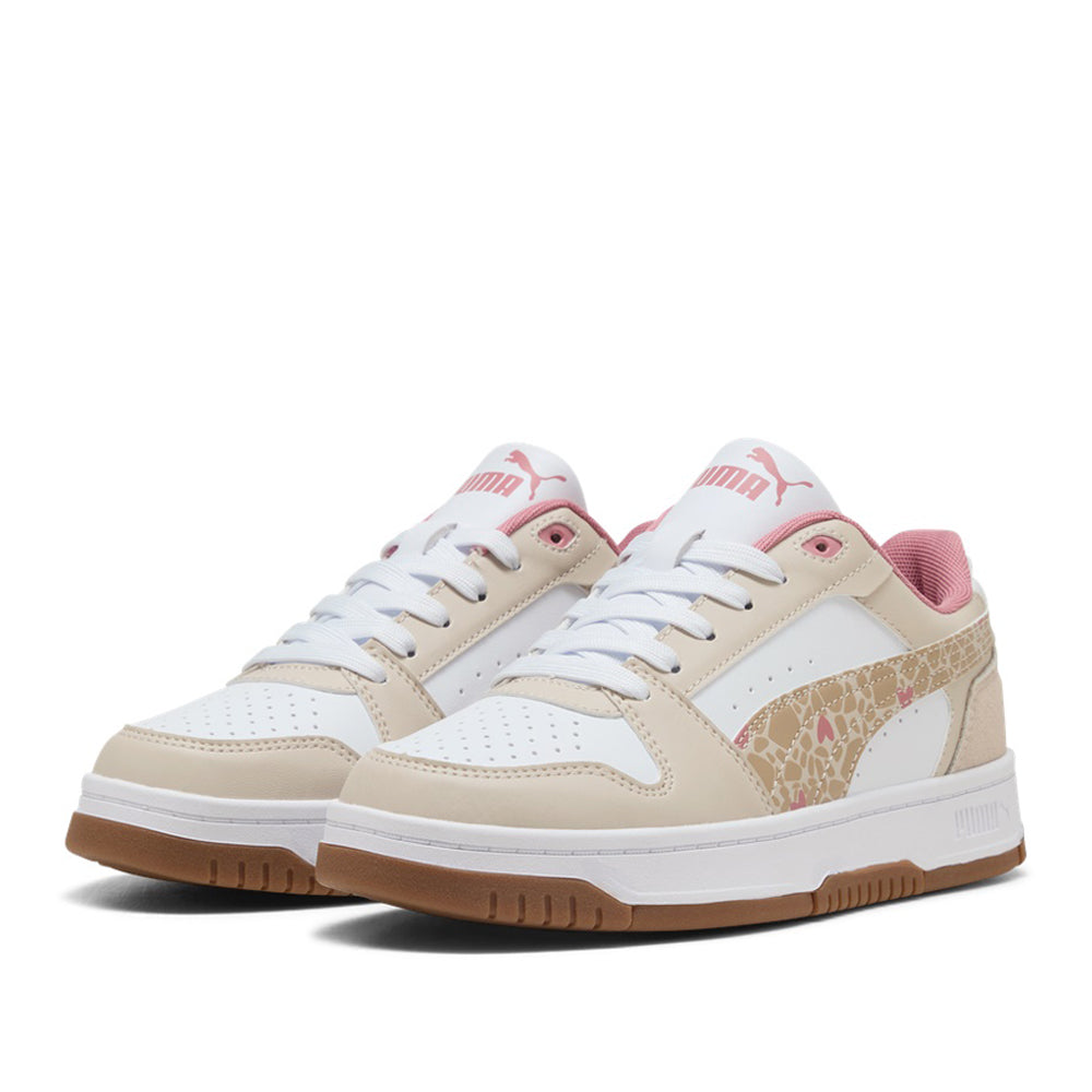 Sneakers Puma Rebound Slam Lo Winter Safari jr Unisex Ragazzo - Beige