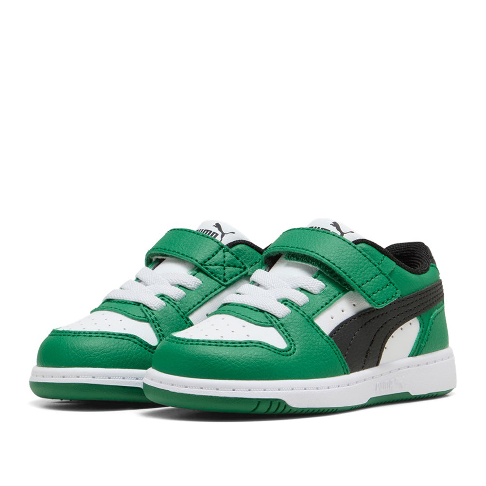 Sneakers Puma Rebound Slam Lo Ac+ Inf Unisex Bimbo - Verde