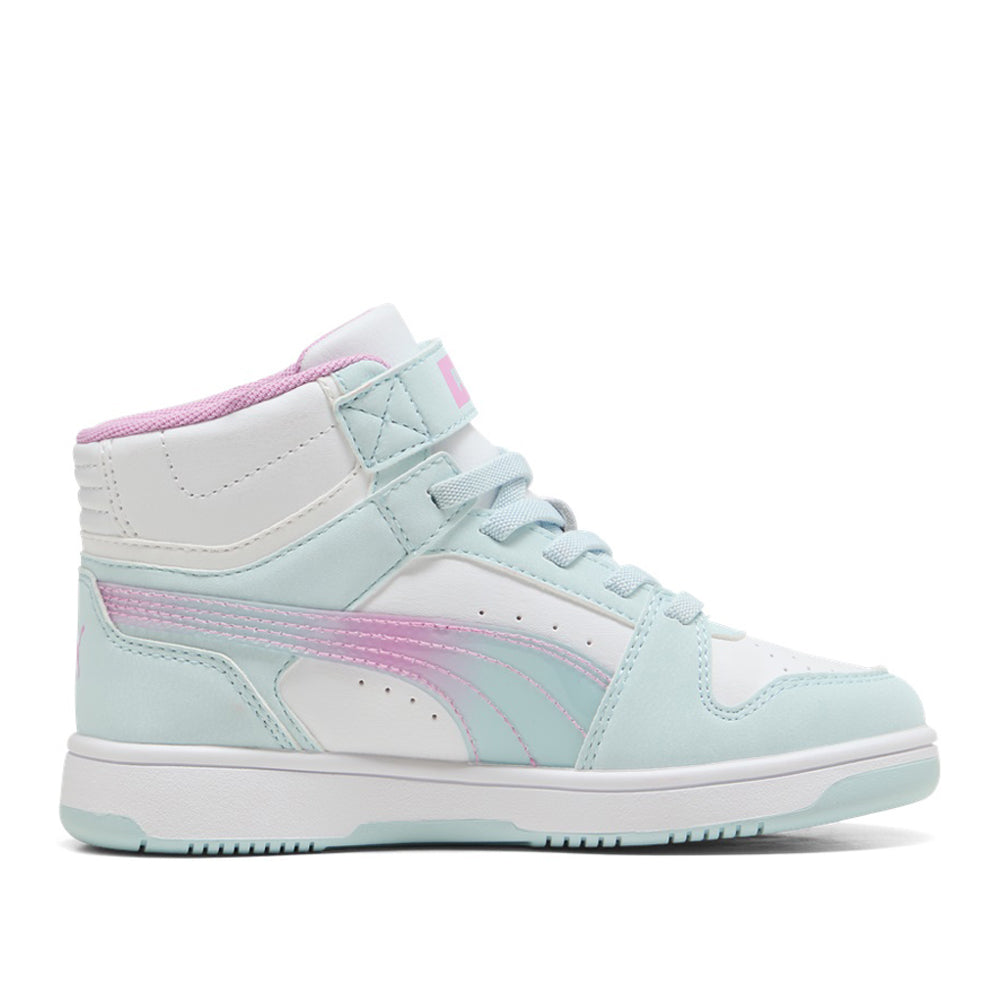 Sneakers Puma Rebound Slam Mid Faded Glow Ac+ ps Unisex Bambino - Celeste