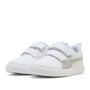 Sneakers Puma Courtflex V3 Glitz V ps Unisex Bambino - Bianco