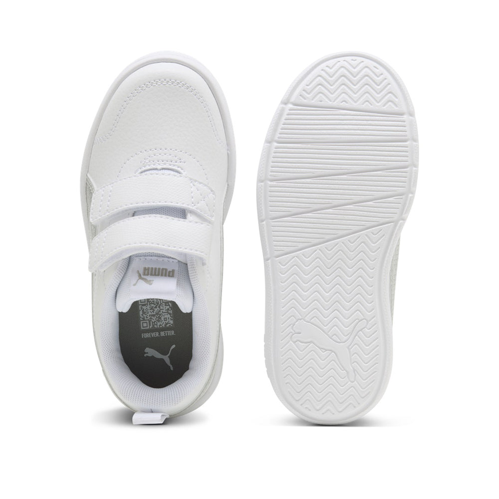 Sneakers Puma Courtflex V3 Glitz V ps Unisex Bambino - Bianco