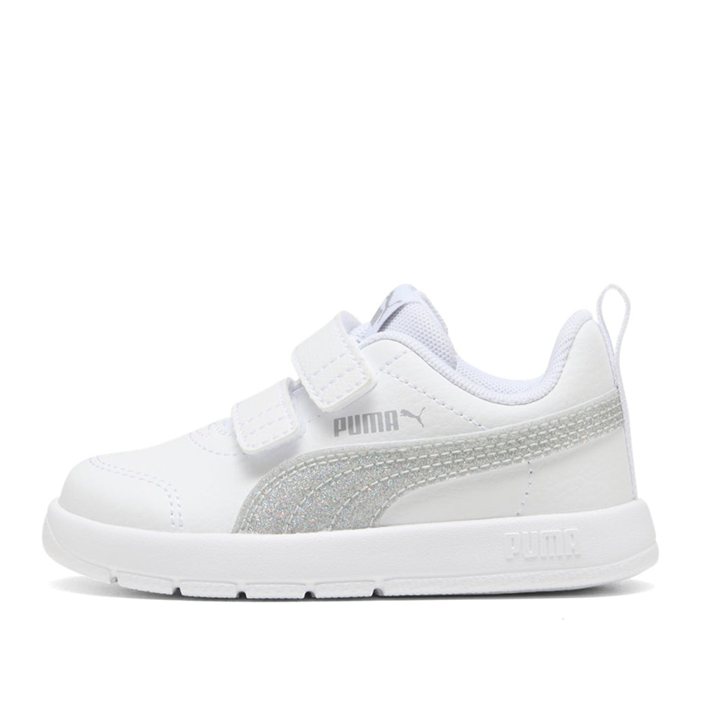 Sneakers Puma Courtflex V3 Glitz V Inf Unisex Bimbo - Bianco