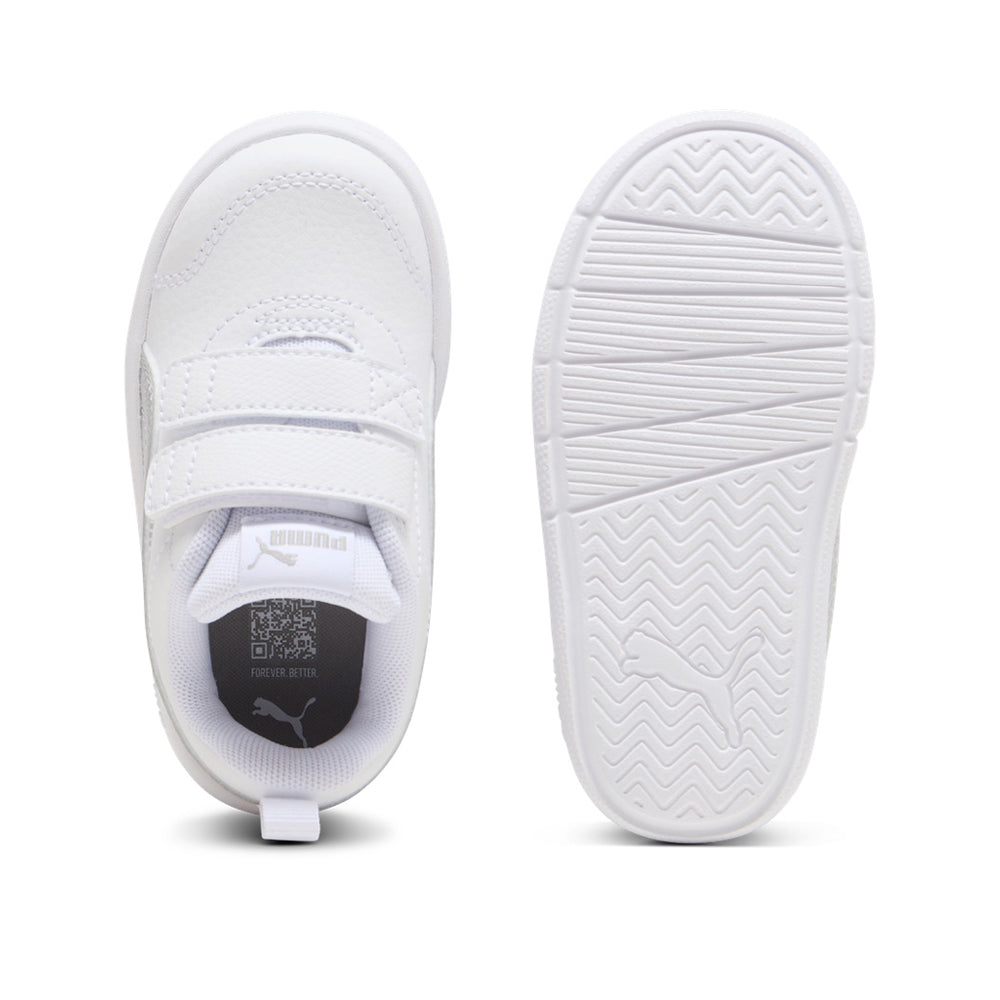 Sneakers Puma Courtflex V3 Glitz V Inf Unisex Bimbo - Bianco