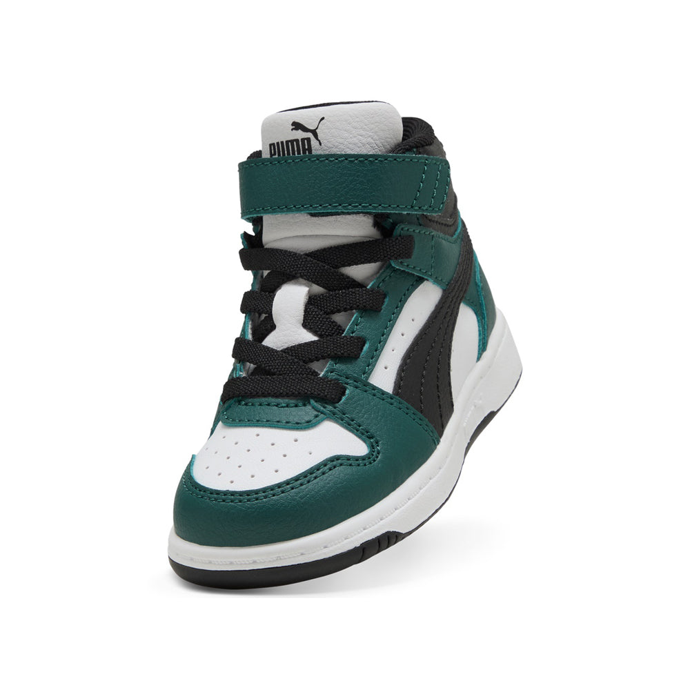 Sneakers Puma Rebound Slam Mid Ac+ Inf Unisex Bimbo - Verde