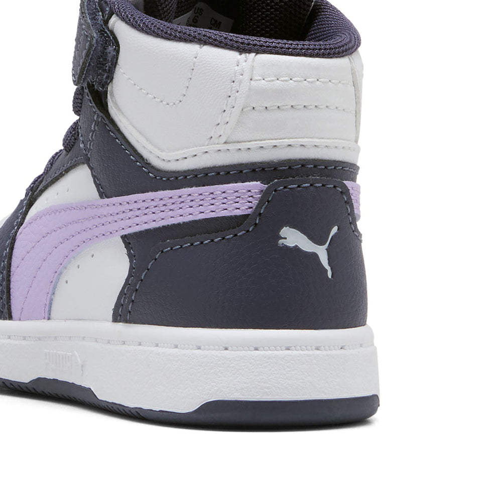 Sneakers Puma Rebound Slam Mid Ac+ Inf Unisex Bimbo - Bianco