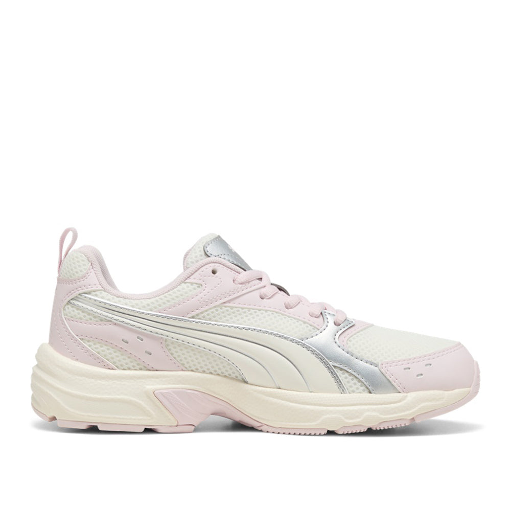 Scarpa Running Puma Milenio Tech Lt jr Unisex Ragazzo - Bianco