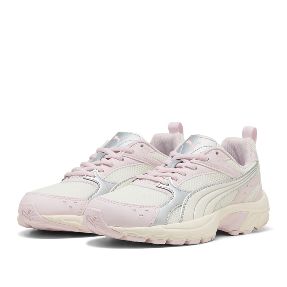 Scarpa Running Puma Milenio Tech Lt jr Unisex Ragazzo - Bianco