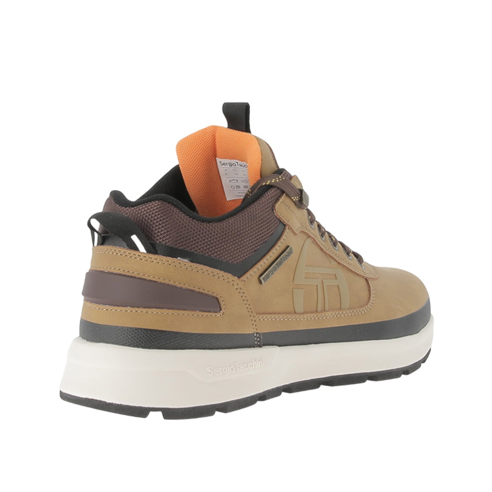 Sneakers Sergio Tacchini Cortina Mix Uomo - Marroncino