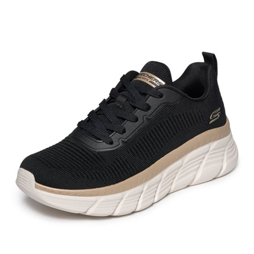 Sneakers Skechers Bobs B Flex hi Donna - Nero