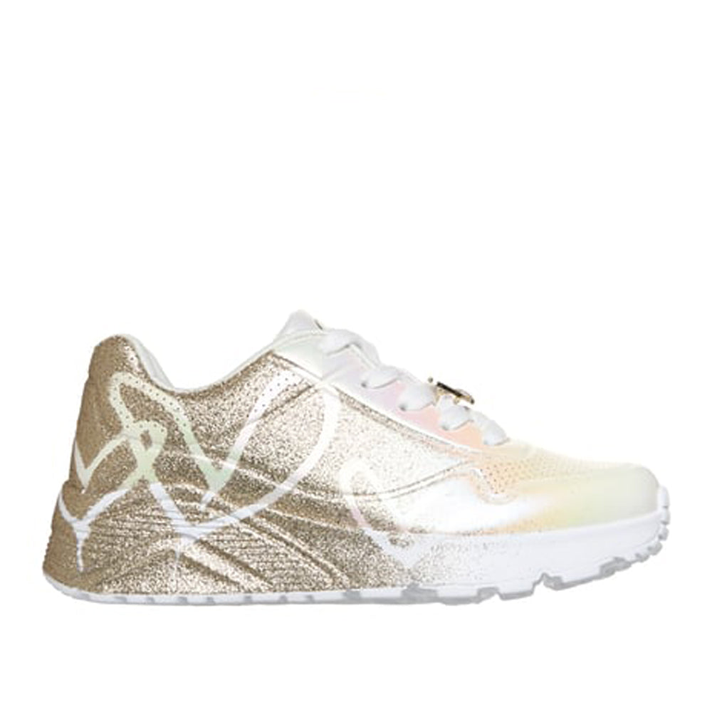 Sneakers Skechers Uno Lite Unisex Bambino - Bianco
