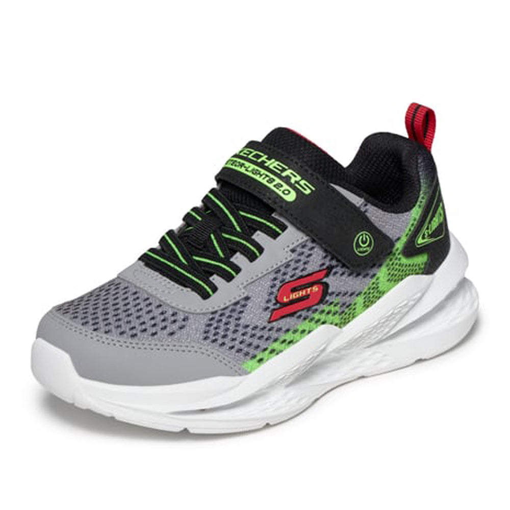 Sneakers Skechers S Lights Unisex Bambino - Grigio