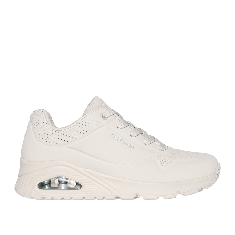 Sneakers Skechers Uno Donna - Bianco