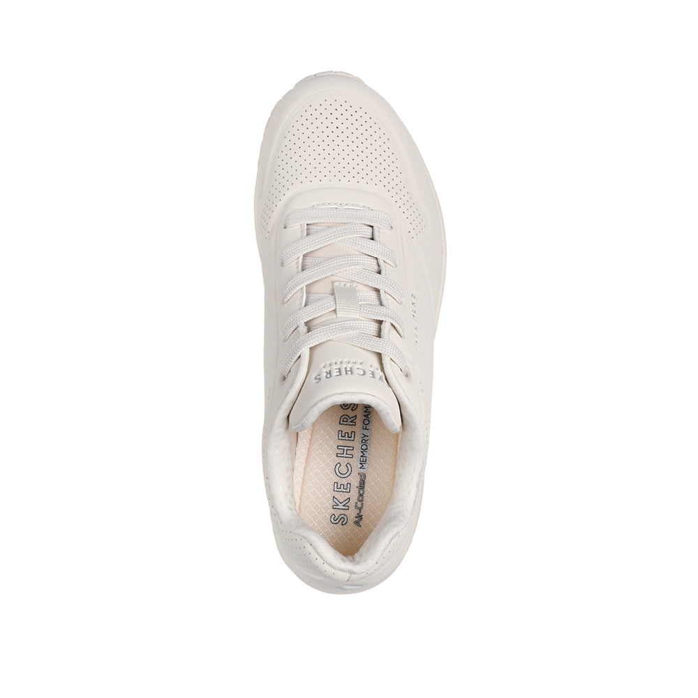 Sneakers Skechers Uno Donna - Bianco
