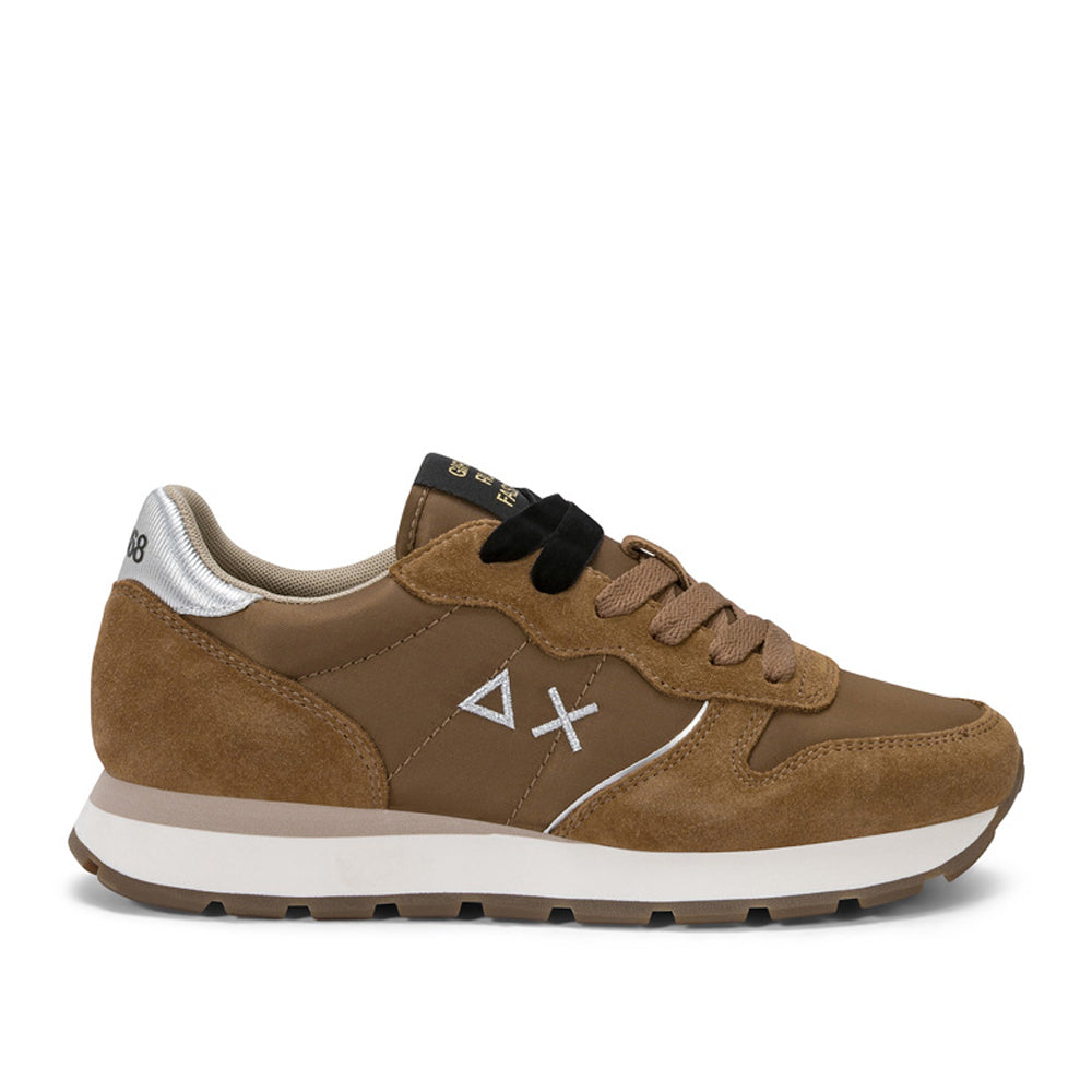 Sneakers Sun68 Ally Silver Gold Donna - Marroncino