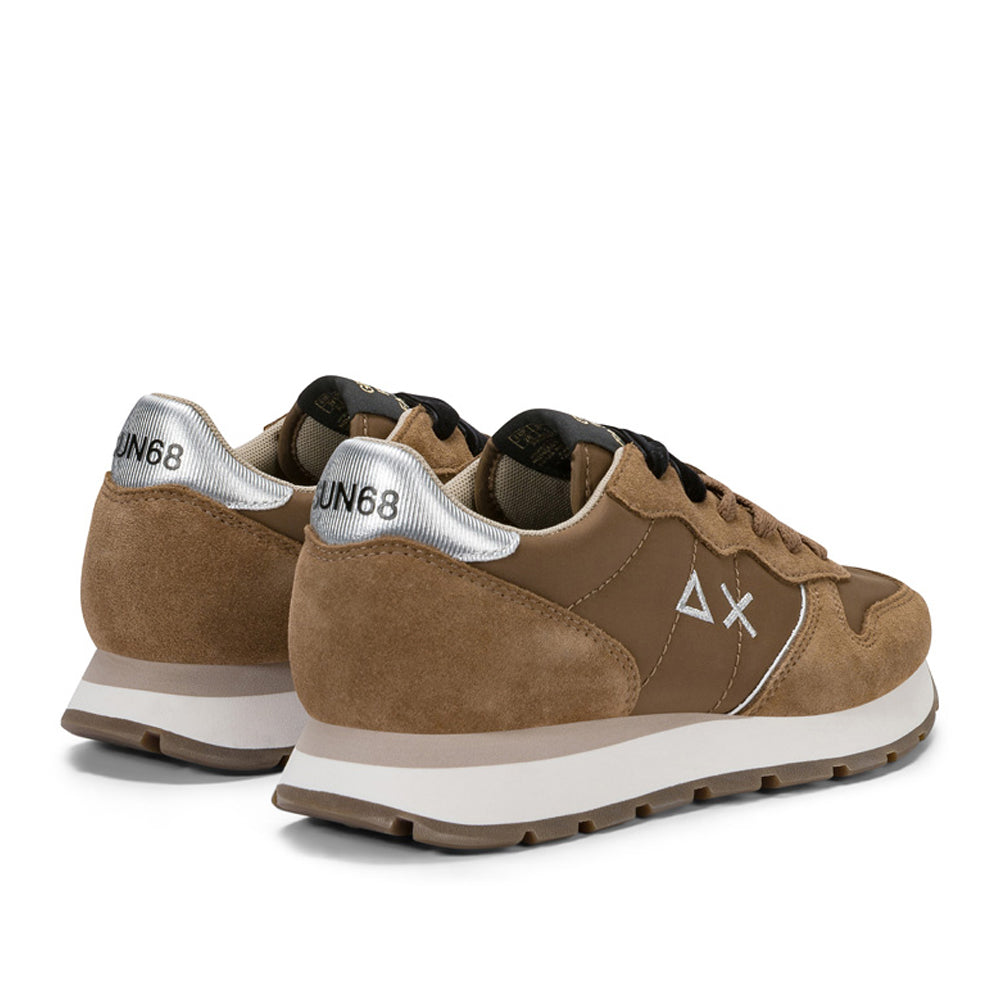 Sneakers Sun68 Ally Silver Gold Donna - Marroncino