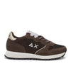 sneakers sun68 ally glitter textile donna marrone 1500793